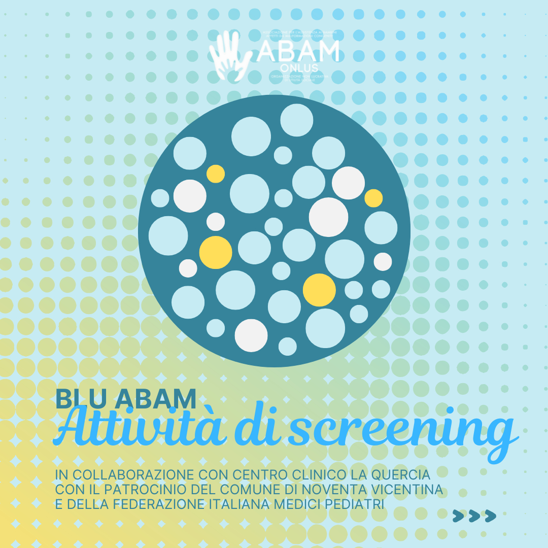 Progetto BLU ABAM. Insieme possiamo accendere il futuro dei bambini.